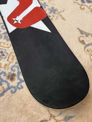 Premier Snowskate Snowdeck Deck Snowboard Snow Skate Ribbed Red White Black 33” - Thumbnail 4