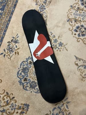Premier Snowskate Snowdeck Deck Snowboard Snow Skate Ribbed Red White Black 33” - Thumbnail 2