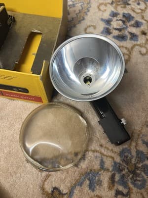 VTG 1950s Kodak Duraflex IV Flash Holder /Guard Outfit Camera Box Kodet Lens - Thumbnail 3