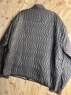 VTG Polo Ralph Lauren Jeans Company Mens XL Brown Quilted Full Zip Jacket Swirl - Thumbnail 11