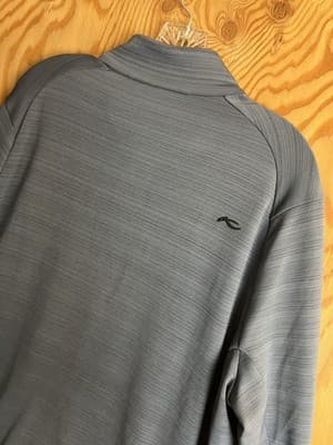 KJUS Colton Midlayer Jacket Mens 52 L Blue Zip Long Sleeve Full Zip UPF 50+ - Thumbnail 12