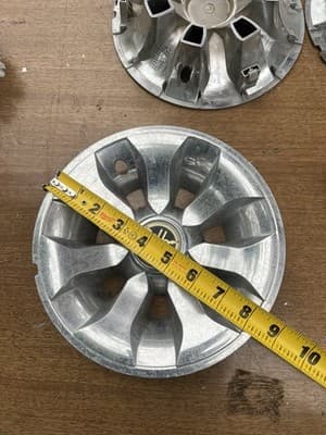 Set Of 4 OEM YAMAHA GOLF CART HUB CAP/ WHEEL COVER GCA-JW950-12-BU-CHROME Rims - Thumbnail 12