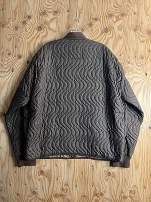 VTG Polo Ralph Lauren Jeans Company Mens XL Brown Quilted Full Zip Jacket Swirl - Thumbnail 10
