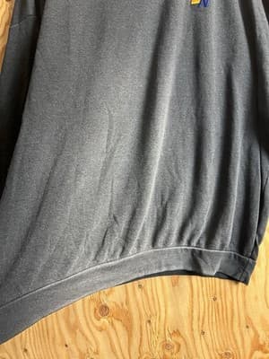 Aviator Nation Faded Pullover Sweatshirt Oversized Distressed Mens XL Grey - Thumbnail 5