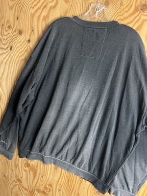 Aviator Nation Faded Pullover Sweatshirt Oversized Distressed Mens XL Grey - Thumbnail 12