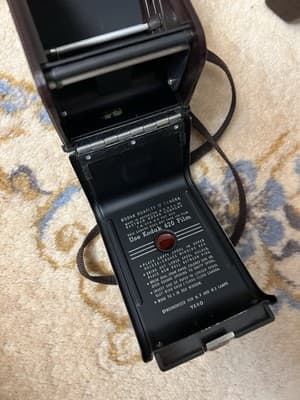 VTG 1950s Kodak Duraflex IV Flash Holder /Guard Outfit Camera Box Kodet Lens - Thumbnail 18