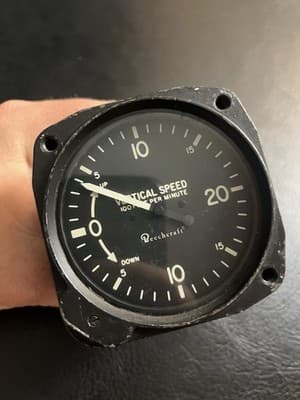 Beechcraft Garwin Vertical Speed Indicator G993-01-1B K35 Bonanza Dated 1956 100 - Thumbnail 2