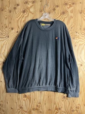 Aviator Nation Faded Pullover Sweatshirt Oversized Distressed Mens XL Grey - Image 1