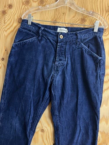 Taylor Stitch Democratic All Day Pant Mens 31x 32 Blue Corduroy Cotton 5 Pocket - Thumbnail 2