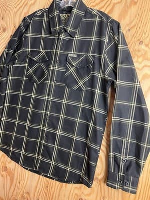 Dixxon Flannel Black Rifle Coffee Company Men’s M Button Up Shirt Black Plaid - Thumbnail 2