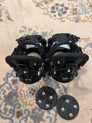 FLOW MINX Women’s M Medium Snow Bindings + Plates & Hardware Snowboard Black - Thumbnail 14