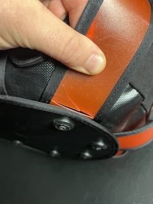 Boblbee XL Red & Black Duffel Backpack Messenger Bag Drawstring Top Hard Shell - Thumbnail 11