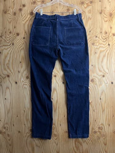 Taylor Stitch Democratic All Day Pant Mens 31x 32 Blue Corduroy Cotton 5 Pocket - Thumbnail 8
