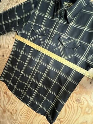 Dixxon Flannel Black Rifle Coffee Company Men’s M Button Up Shirt Black Plaid - Thumbnail 7