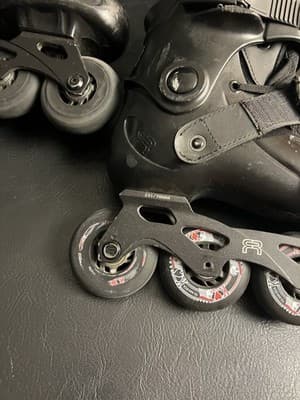 FR J Skates US 5-7 - EU 37-39 Freeride Freestyle Urban Inline Junior Kids Black - Thumbnail 11