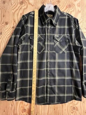 Dixxon Flannel Black Rifle Coffee Company Men’s M Button Up Shirt Black Plaid - Thumbnail 6