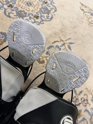 Flow Snowboard Bindings Mens Large The Five LTD Black White *Small Crack *READ - Thumbnail 3