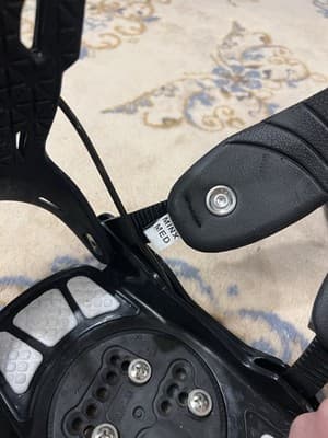 FLOW MINX Women’s M Medium Snow Bindings + Plates & Hardware Snowboard Black - Thumbnail 6