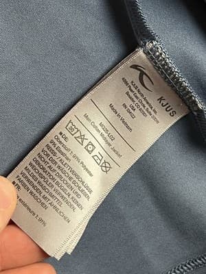 KJUS Colton Midlayer Jacket Mens 52 L Blue Zip Long Sleeve Full Zip UPF 50+ - Thumbnail 9
