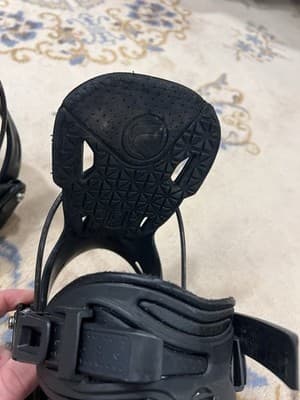 FLOW MINX Women’s M Medium Snow Bindings + Plates & Hardware Snowboard Black - Thumbnail 4