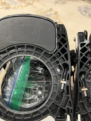 Flow Snowboard Bindings Mens Large The Five LTD Black White *Small Crack *READ - Thumbnail 18