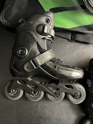 FR J Skates US 5-7 - EU 37-39 Freeride Freestyle Urban Inline Junior Kids Black - Thumbnail 12
