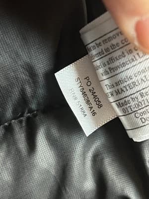 Patagonia Black Down Sweater Vest Womens M Full Zip 84628 FA16 Puffer Nano - Thumbnail 5