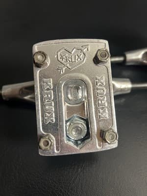 (2) Krux Grind Out Racism Standard Silver Skateboard Trucks (8.25 + 7.6) DLK K5 - Thumbnail 16