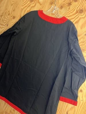 Dungeon & Dragons Tunic Mens M Long Sleeve V Neck Shirt Black Red Tabard Robe - Thumbnail 7