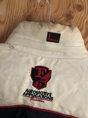 Vtg FUBU Racing 5 Automotive Applications Mens XL Down Jacket The Collection - Thumbnail 15