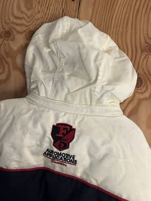 Vtg FUBU Racing 5 Automotive Applications Mens XL Down Jacket The Collection - Thumbnail 18