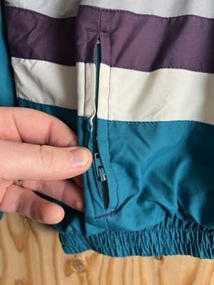 VTG Anaheim Mighty Ducks Apex One 1/4 Zip Jacket Hockey Womens/ Boys L Hooded - Thumbnail 14