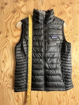 Patagonia Black Down Sweater Vest Womens M Full Zip 84628 FA16 Puffer Nano - Thumbnail 7