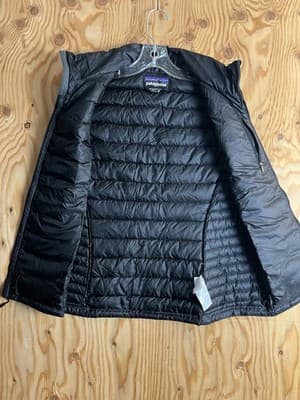 Patagonia Black Down Sweater Vest Womens M Full Zip 84628 FA16 Puffer Nano - Thumbnail 3