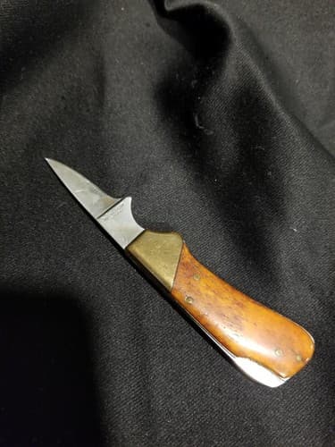 Kershaw 2105 “Lil Stud” By Kai Japan USA Rare Pocket Knife Exotic Wood Small - Thumbnail 6