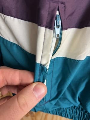 VTG Anaheim Mighty Ducks Apex One 1/4 Zip Jacket Hockey Womens/ Boys L Hooded - Thumbnail 12