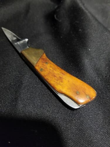 Kershaw 2105 “Lil Stud” By Kai Japan USA Rare Pocket Knife Exotic Wood Small - Thumbnail 7