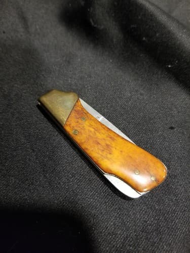Kershaw 2105 “Lil Stud” By Kai Japan USA Rare Pocket Knife Exotic Wood Small - Thumbnail 13