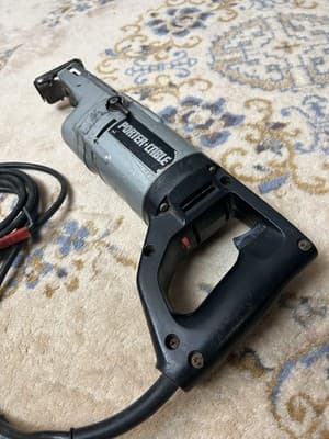 Vtg PORTER CABLE Model 629 Tiger Saw HEAVY DUTY RECIPROCATING Variable Speed - Thumbnail 7