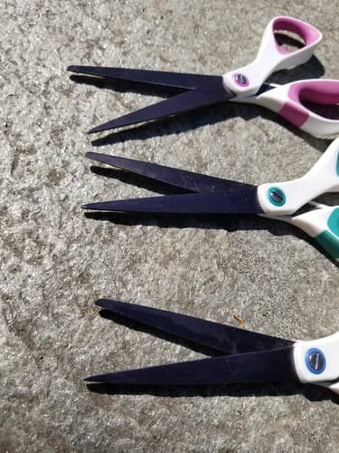 (3) Titanium 3M Scotch Precision Ultra Edge 8" Scissors Lifetime Precision Set - Thumbnail 7
