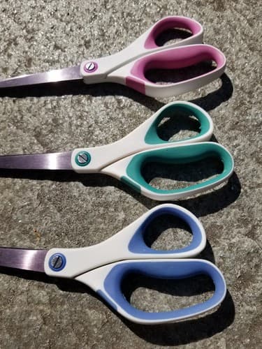(3) Titanium 3M Scotch Precision Ultra Edge 8" Scissors Lifetime Precision Set - Thumbnail 6
