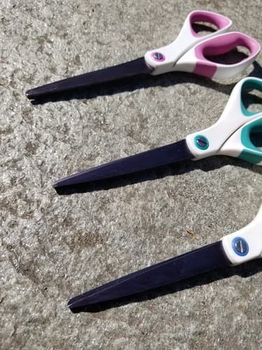 (3) Titanium 3M Scotch Precision Ultra Edge 8" Scissors Lifetime Precision Set - Thumbnail 5