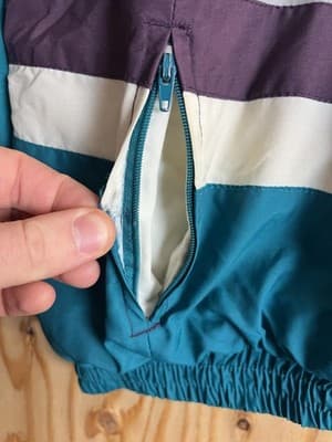 VTG Anaheim Mighty Ducks Apex One 1/4 Zip Jacket Hockey Womens/ Boys L Hooded - Thumbnail 13