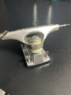 (2) Krux Grind Out Racism Standard Silver Skateboard Trucks (8.25 + 7.6) DLK K5 - Thumbnail 5