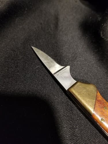 Kershaw 2105 “Lil Stud” By Kai Japan USA Rare Pocket Knife Exotic Wood Small - Thumbnail 8