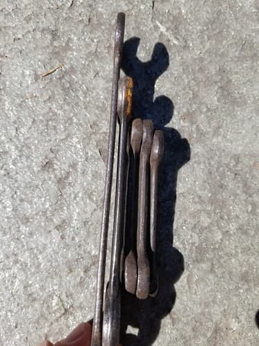 Lot Of 5 Vintage Wrenches Spanners Buffalo VLChek Antique Wrench Set Unbranded - Thumbnail 14
