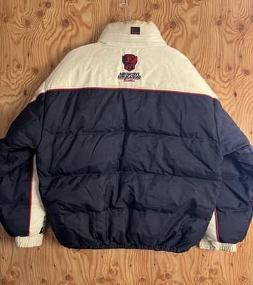 Vtg FUBU Racing 5 Automotive Applications Mens XL Down Jacket The Collection - Thumbnail 14