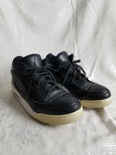 Air Jordan 3 Retro Cyber Monday Mens 10 Black White 136064-020 - Thumbnail 7