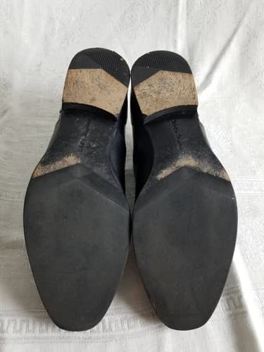 Wolf & Shepherd Black Leather Oxfords Derbys Mens 12.5 Cap Toe Dress Shoes - Thumbnail 9