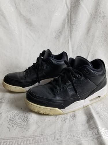 Air Jordan 3 Retro Cyber Monday Mens 10 Black White 136064-020 - Thumbnail 2